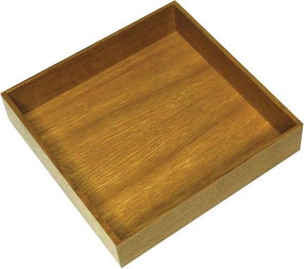 Code 241596 - Boîte carrée bois