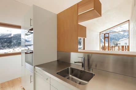 Code 243310 - Crédence basse inox brossé