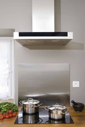 Code 243319 - Crédence inox brossé
