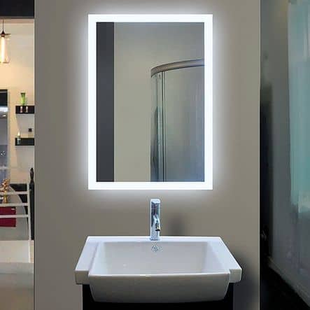 Code 245893 - Miroir VISTA avec LED 230 V