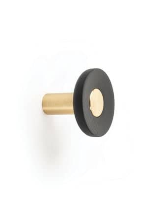 Code 247868 - Doré brossé / bois noir laqué mat