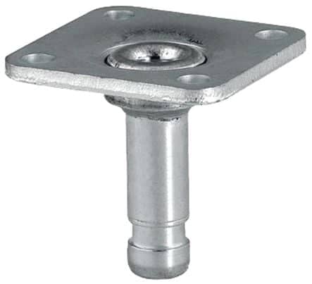 Code 253386 - Platine pour roulette double galet