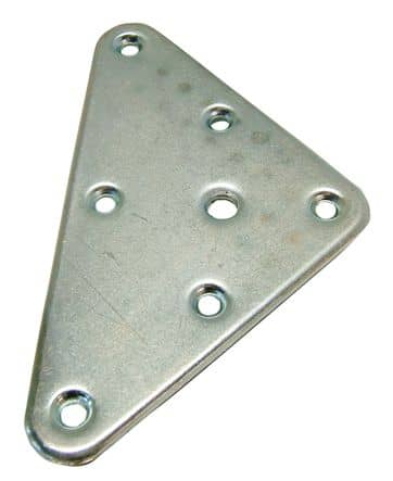 Code 256165 - Platine triangulaire taraudée M8x125