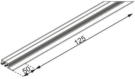 Code 256840 - Hawa Clipo 16 rail de roulement double