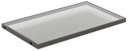 Code 258089 - Tablette fixe cadre alu pour verre