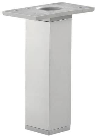 Code 258170 - Pied de meuble carré aluminium