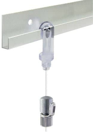 Code 258590 - Suspension sur fil cristal et crochet mural