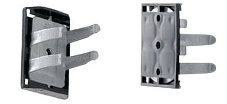 Code 296793 - Clips à visser métal / plastique