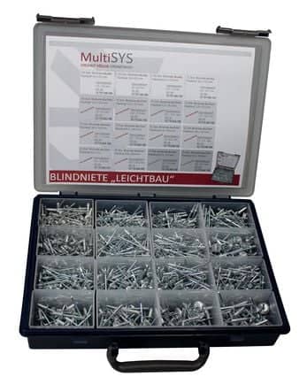 Code 303292 - Coffret rivets aveugles aluminium "construction légère"