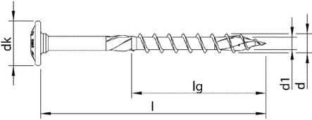 Code 312525 - Acier zingué blanc