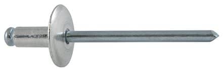 Code 348565 - Rivet aluminium / acier tête plate large