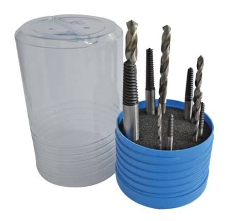 Code 351947 - Coffret de forets métaux HSS + extracteurs de goujons - 10 pièces