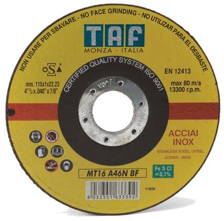 Code 355707 - Disque à tronçonner MT