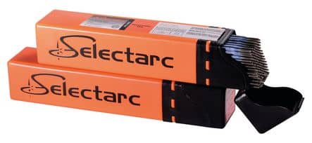 Code 356081 - Electrode rutile acier enrobage bleu 52 HP haute performance