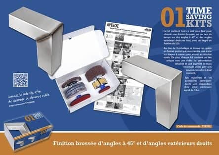 Code 357793 - Kits pour angles à 45° et angles extérieurs droits
