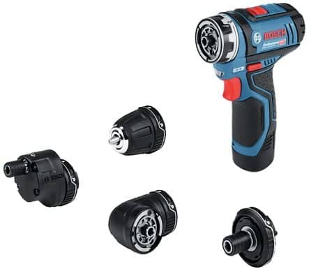 Code 358466 - Perceuse visseuse 12 V FLEXICLICK GSR 12 V-15 FC 4 mandrins