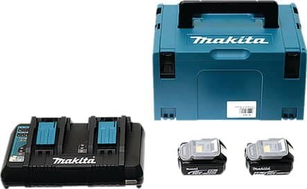 Code 359551 - Pack 2 batteries + chargeur double 18 V