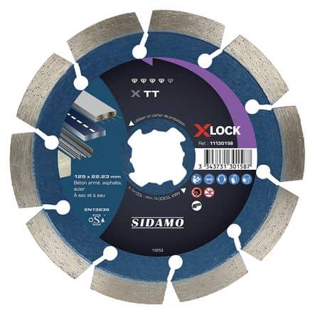 Code 366909 - Disque diamant X TT X-LOCK