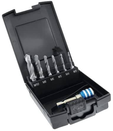 Code 378581 - Coffret 6 forets taraudeur fraiseur HSS