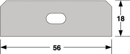 Code 380972 - Lame pour couteau de sécurité