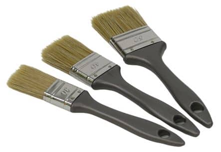 Code 381224 - Lot 3 brosses plates spéciales acrylique