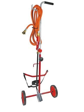 Code 382778 - Désherbeur thermique avec chariot porte-bouteille