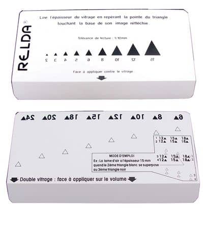 Code 385675 - Mesureur de vitrage simple