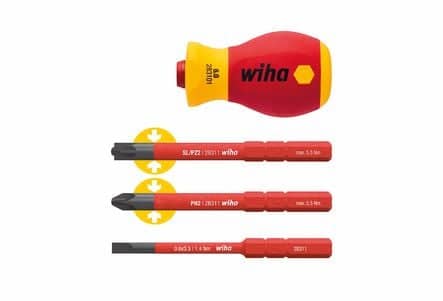 Code 396924 - Tournevis porte-embout STUBBY + 3 embouts isolés