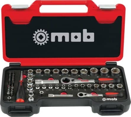 Code 399052 - Coffret douilles traversantes 1/4" et 1/2"