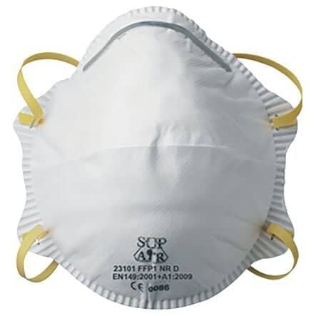 Code 400847 - Masque coque FFP1 D