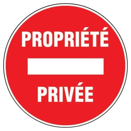 Code 401439 - Panneaux de signalisation