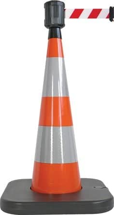 Code 401736 - Cône lesté 90 cm avec base à lester et boitier étanche