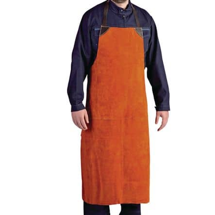 Code 402596 - Tablier de soudeur cuir 110 x 70 cm