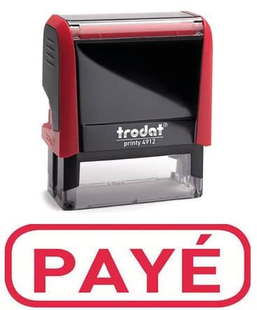 Code 403383 - Timbre X-Print Payé
