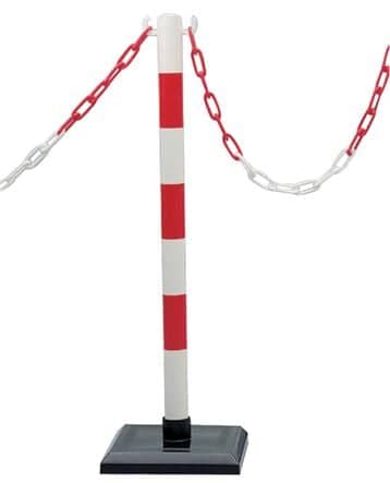Code 403777 - Poteau PVC sur socle lesté