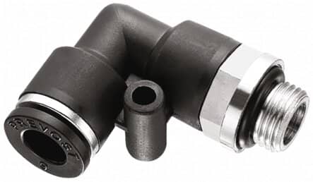 Code 404147 - Raccord instantané conex coude 90° mâle cylindrique orientable