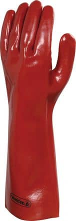 Code 410420 - Gant PVC chimique rouge
