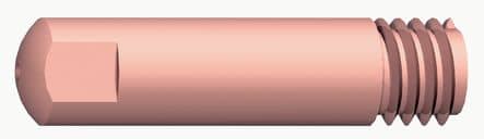 Code 410615 - Tube contact cylindrique M6 diamètre 1,0 mm pour torche mig MB15