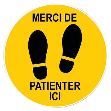 Code 410783 - Adhésif rond au sol 1 mètre merci de patienter ici