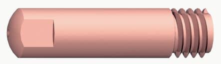 Code 410849 - Tube contact cylindrique M6 diamètre 0,8 mm pour torche mig MB15
