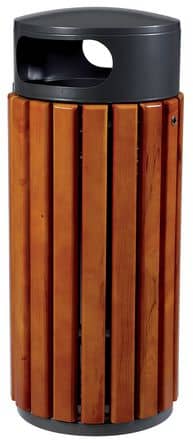 Code 413850 - Corbeille bois Zeno ronde 60 L