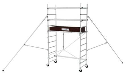 Code 416234 - Échafaudage roulant aluminium T-ONE 155 base pliante