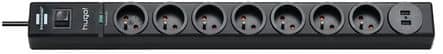 Code 419464 - Multiprise HUGO avec parasurtenseur 19 500 A + 2 prises USB