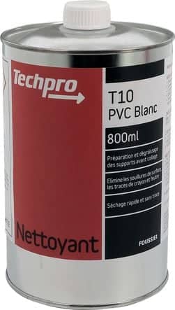 Code 434770 - Nettoyant PVC blanc T10
