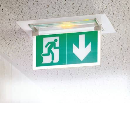 Code 450188 - Plaque évacuation pour BAES