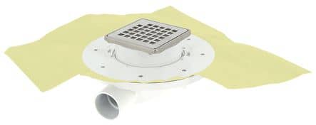 Code 451128 - Siphon PVC avec cadre et grille inox