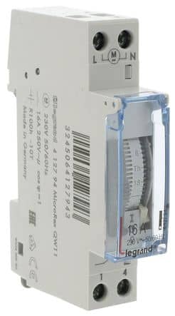 Code 451234 - Interrupteur horaire analogique modulaire programmable