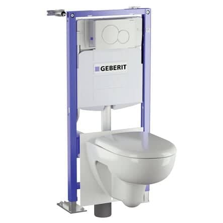 Code 451443 - Ensemble bâti support, cuvette suspendue et plaque