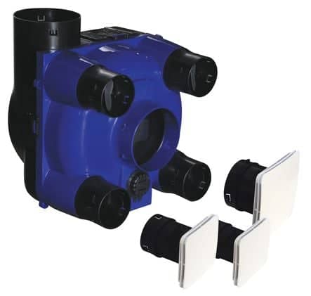 Code 451668 - Lot VMC autoréglable simple flux KHEO 3 avec bouches d'extraction