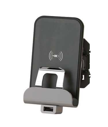 Code 456645 - Chargeur à induction + CHARGEUR USB TYPE A